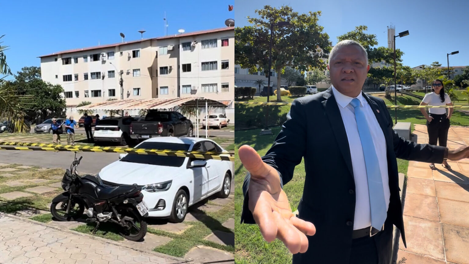 VÍDEO: Confusão marca reconstituição da morte de Flávia Alves em Marabá