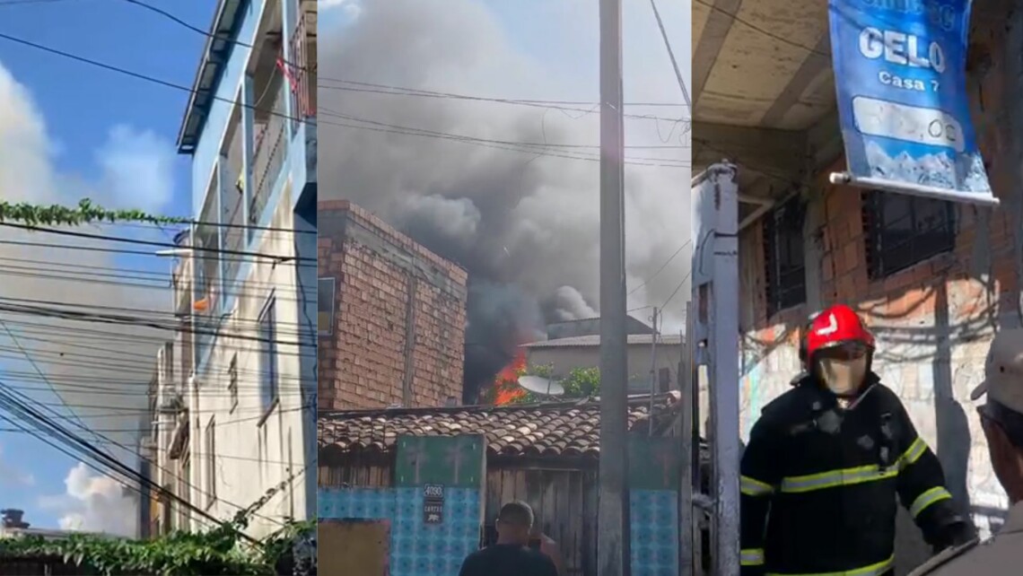 Incêndio em kit-net assusta moradores no Pará
