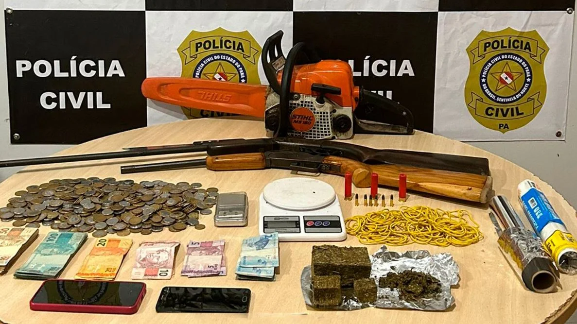 Casal é preso em flagrante por série de crimes no sudeste do Pará