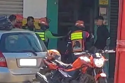 Motoboy é agredido por mototaxistas em Altamira após instalação de aplicativo de corridas