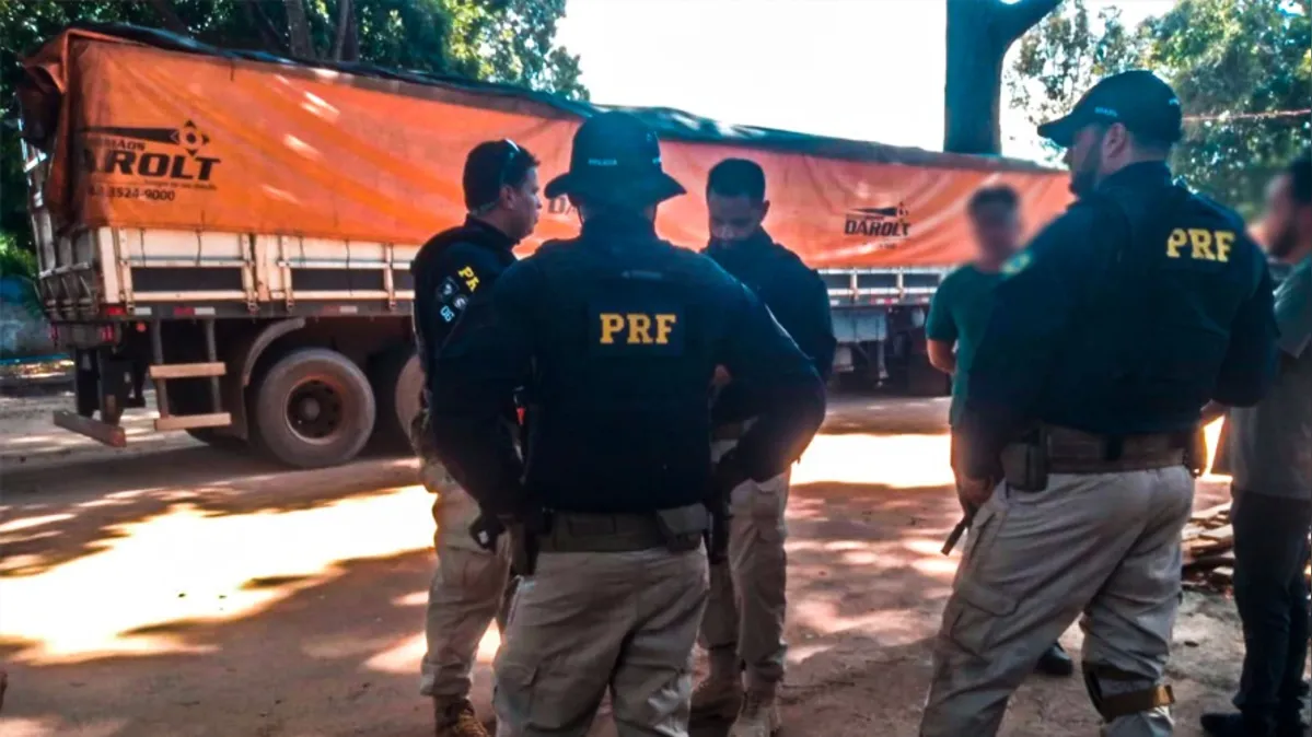 PRF apreende madeira ilegal em Marabá