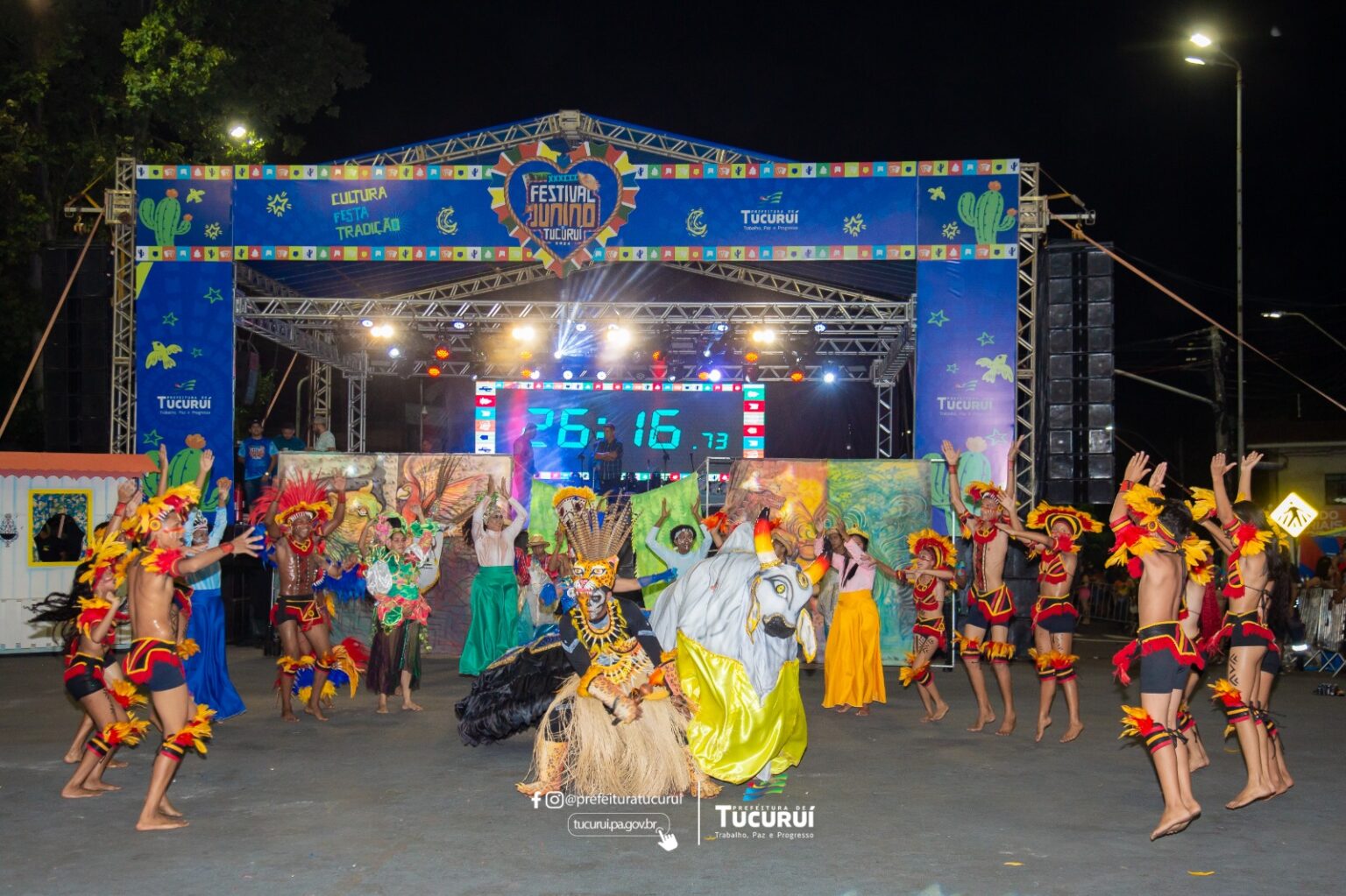 Festival Junino de Tucuruí encanta público com disputas de misses e atrações musicais