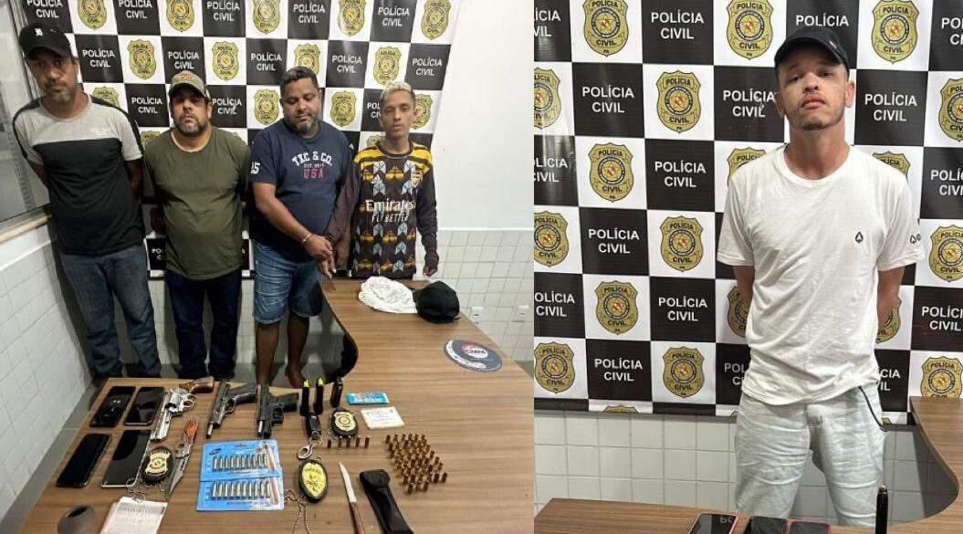PC prende 5 supostos membros de grupo de extermínio em Xinguara