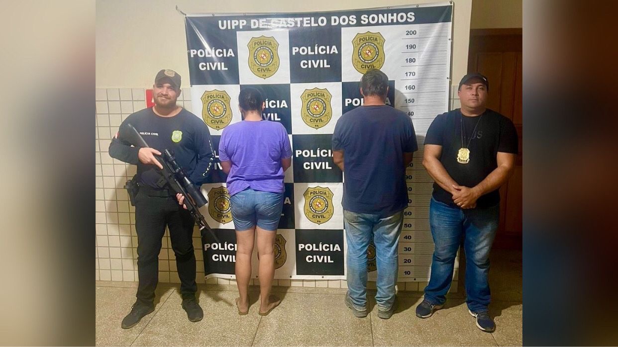 Casal suspeito de estelionato é preso pela Polícia Civil em Altamira
