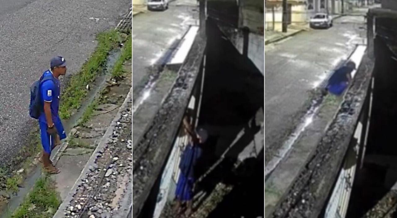 Vídeo: homem é flagrado furtando casa que lhe deu ajuda no Pará