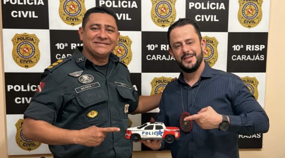 Novo comandante do CPR II visita superintendente da PC no sudeste do Pará