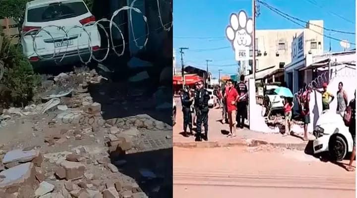 Idosa de 70 anos perde o controle da direção e invade clínica veterinária no Pará