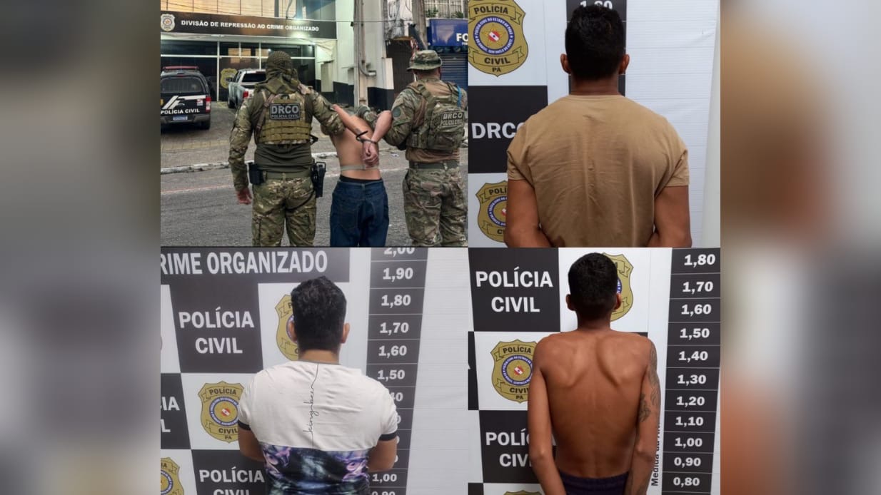 Quarteto é preso suspeito de sequestrar médica no Pará