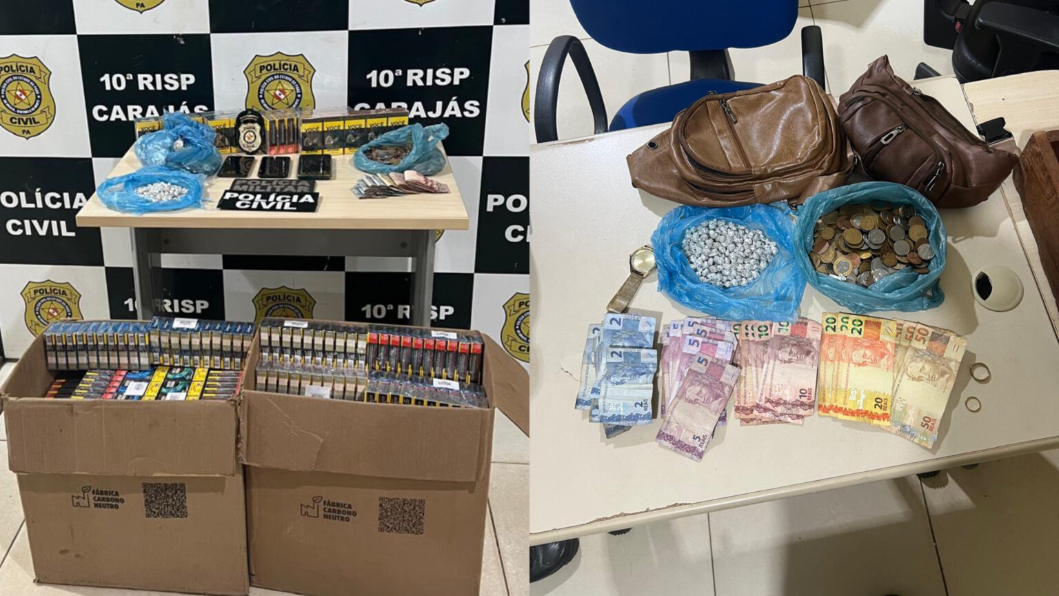 Operação fecha ‘boca de fumo’ e prende dupla por tráfico de drogas em Marabá