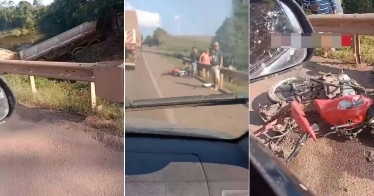Duas pessoas morrem em acidente entre carreta e motocicleta no Pará
