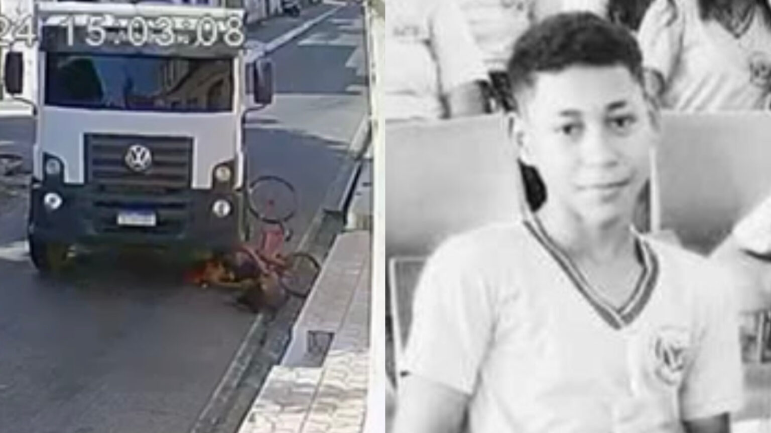 Adolescente atropelado por caminhão morre após oito dias internado em Marabá