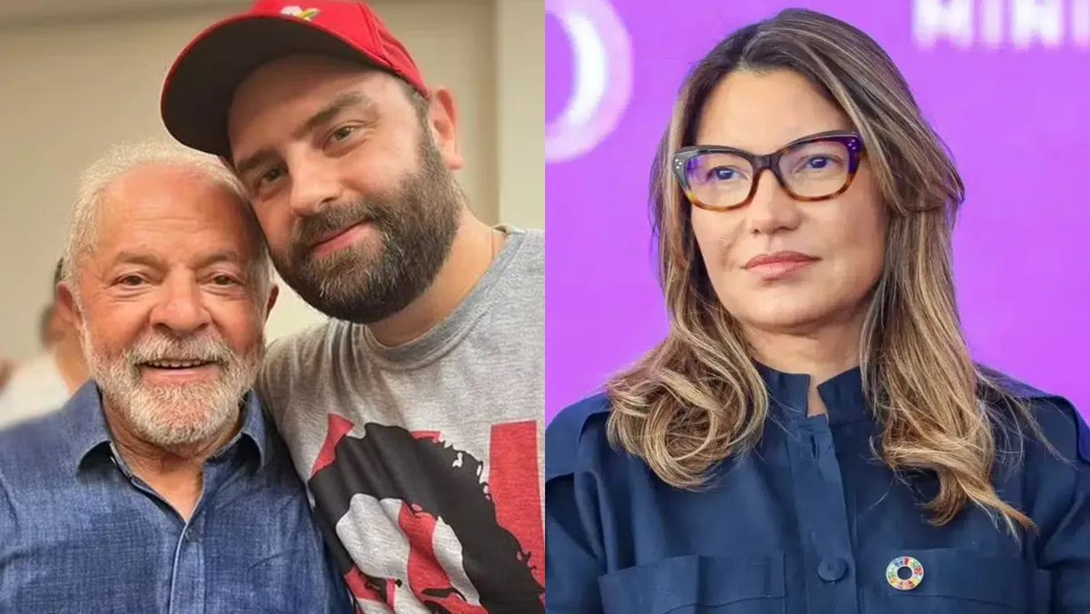Filho de Lula xinga Janja em mensagem no WhatsApp