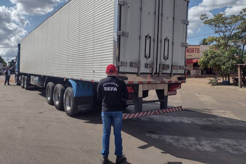 Sefa apreende 30 toneladas de sardinhas congeladas em Dom Eliseu