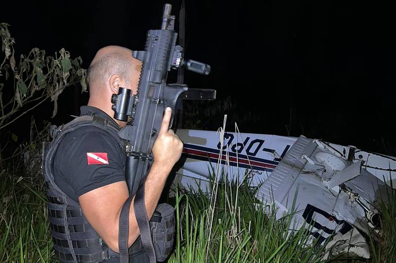 Avião carregado com droga cai na zona rural de Pacajá