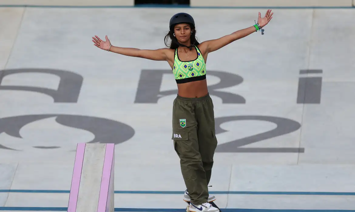 Rayssa Leal conquista medalha de bronze no Skate Street
