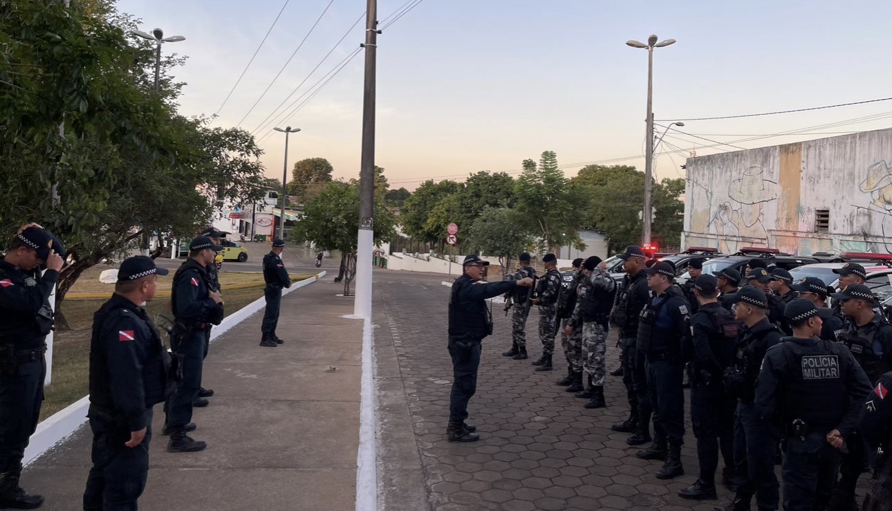 Polícia Militar apresenta resultados de operação nas ruas de Marabá
