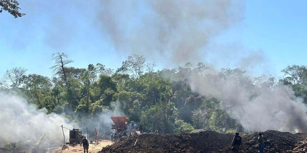 PF desativa garimpo ilegal de manganês em terra indígena do Pará
