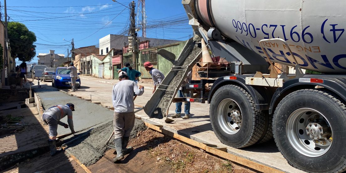 Bairros Liberdade e Folha 31 recebem pavimentação em concreto armado em Marabá