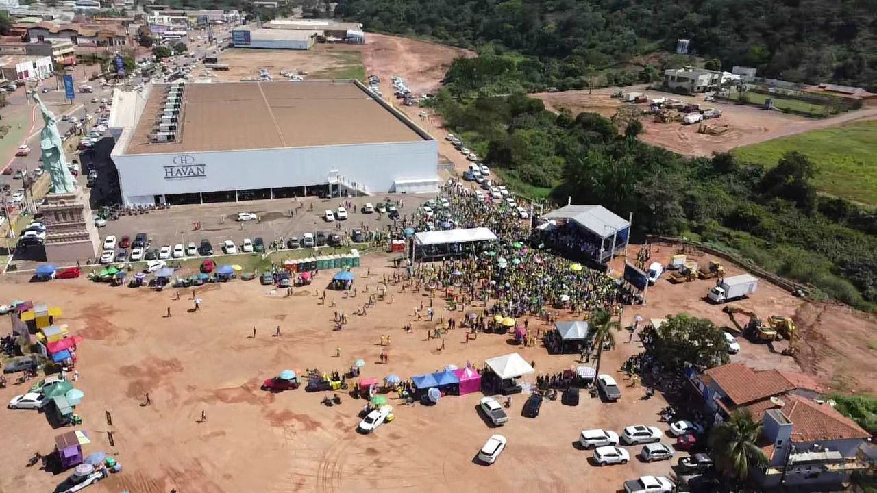 Evento de Bolsonaro e Dr. Felipe “flopa” em Parauapebas