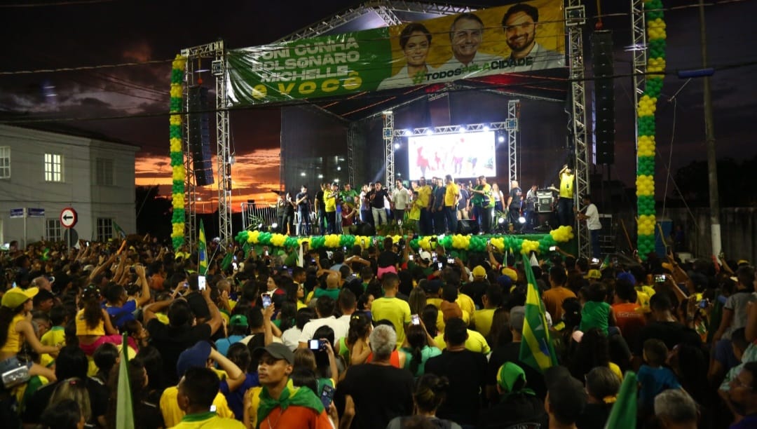 Bolsonaro e Toni Cunha movimentam cerca de 30 mil pessoas em Marabá