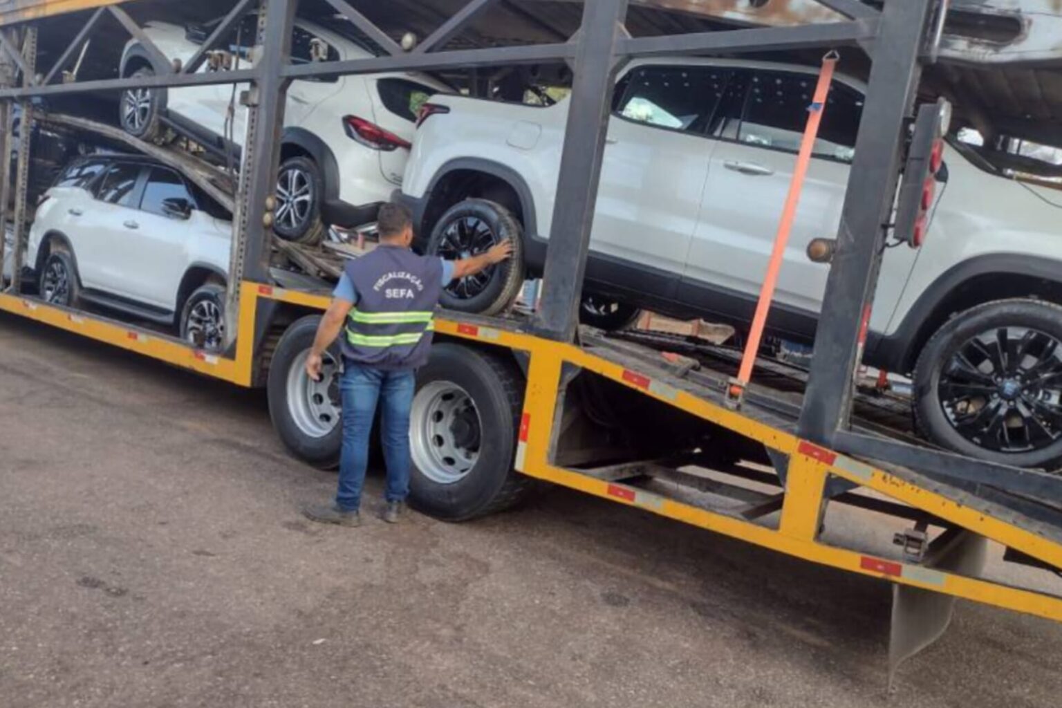 Sefa apreende quatro veículos em Conceição do Araguaia