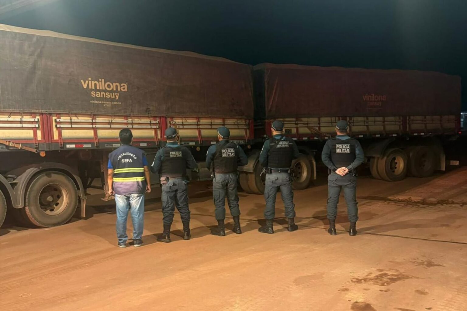 Sefa apreende 37 toneladas de milho na BR-163
