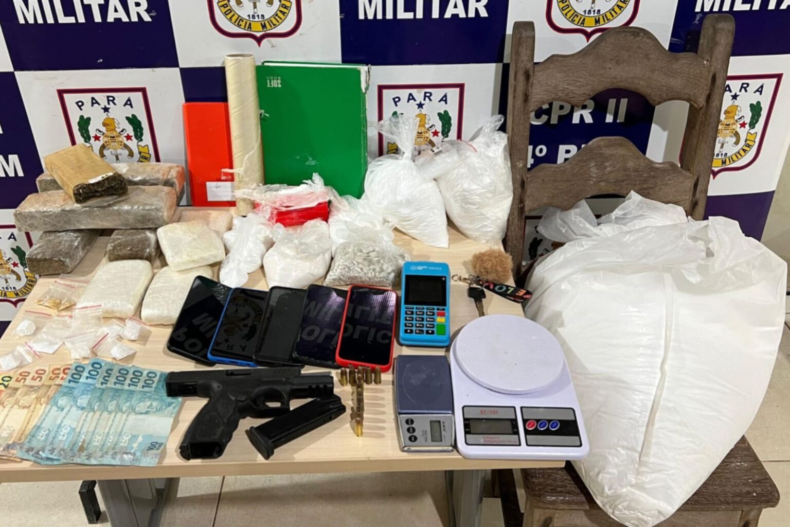 Homem é preso com drogas e arma de fogo em Marabá