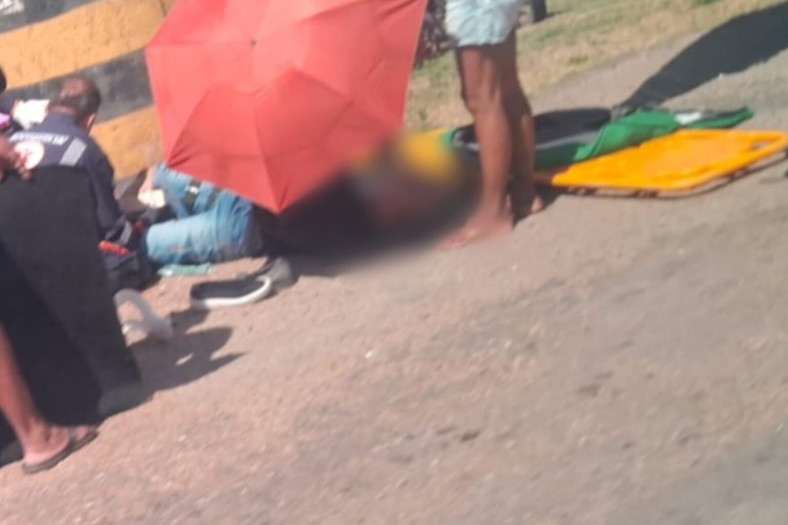 Acidente de moto deixa homem ferido em Marabá