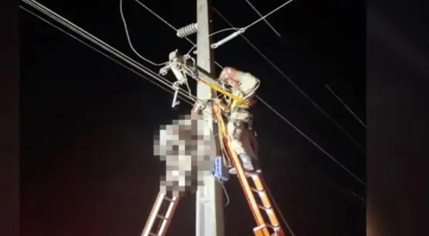 Eletricista morre após choque elétrico de 34 mil volts no Pará