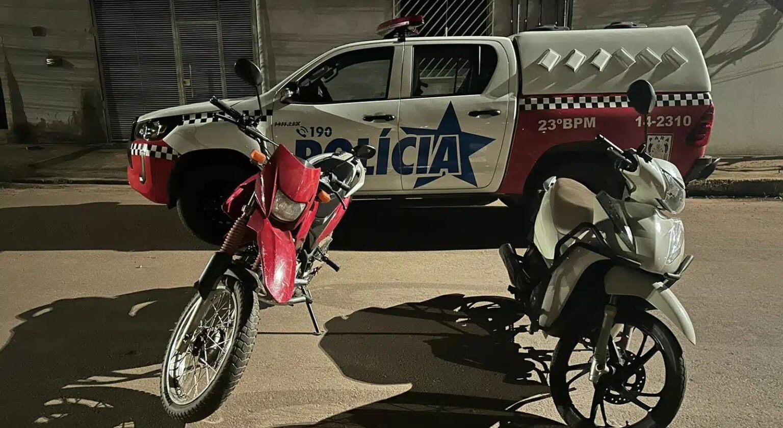 Com ajuda de rastreadores, duas motocicletas são recuperadas em Parauapebas