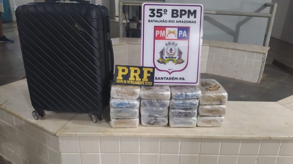Polícias Rodoviária e Militar prendem homem com 15 tabletes de maconha no Pará