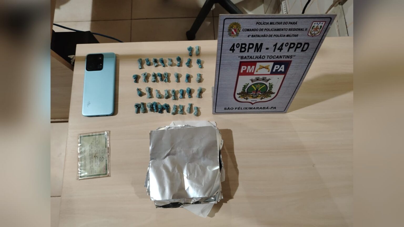 Suspeita de furto faz polícia descobrir ponto de venda de drogas em Marabá