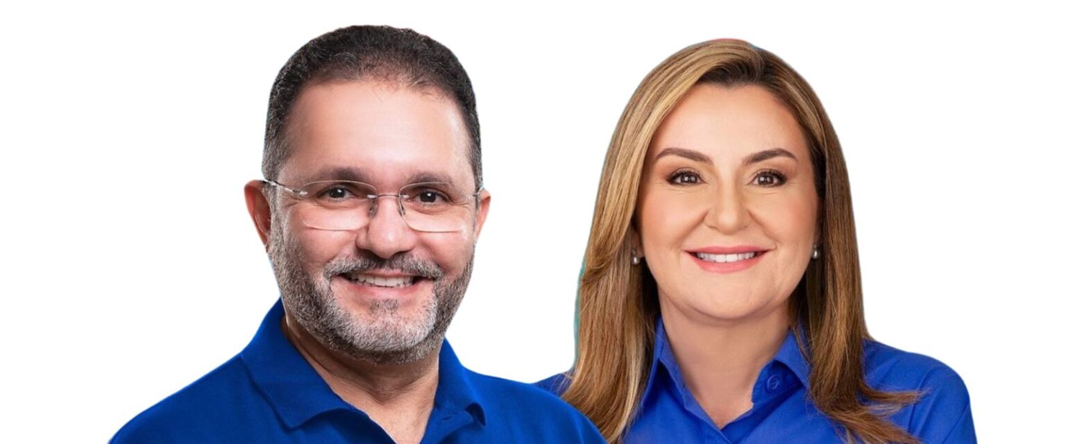 Candidato Chamonzinho (MDB) faz caminhada com vice-governadora Hana Ghassan