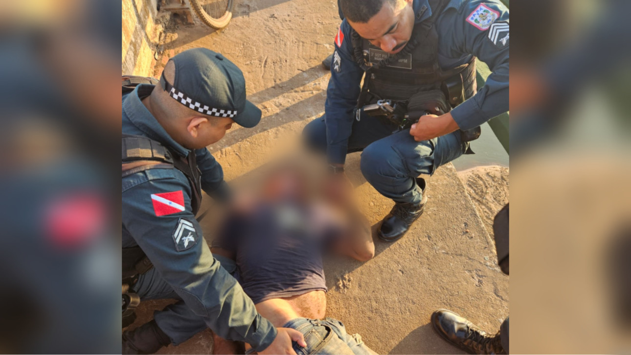 PMs salvam homem que ameaçava se jogar da ponte sobre o Rio Itacaiunas, em Marabá