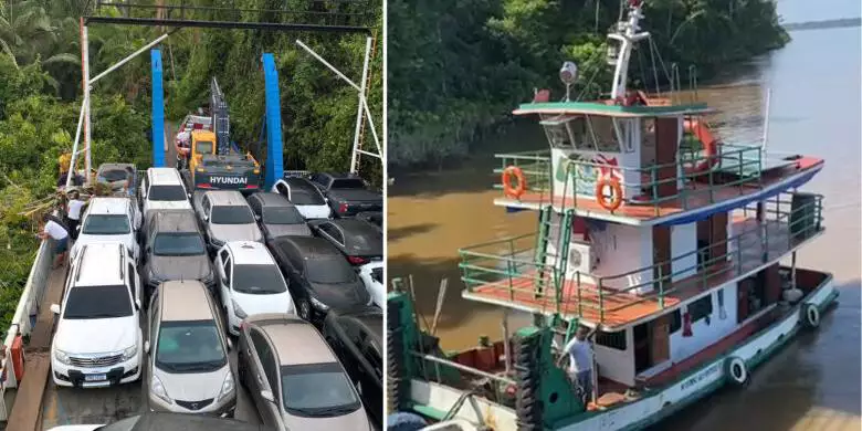 Balsa que saiu do Pará com 250 passageiros sofre acidente