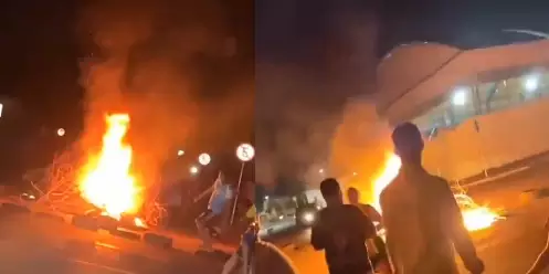Moradores protestam contra falta de água e energia elétrica em Canaã dos Carajás