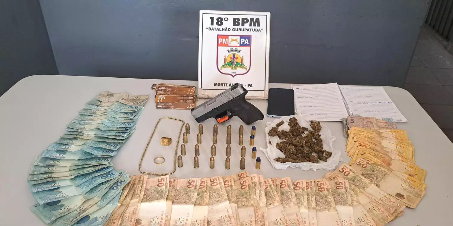 PM do Pará prende ‘Feio’, suspeito de liderar tráfico de drogas no Amapá
