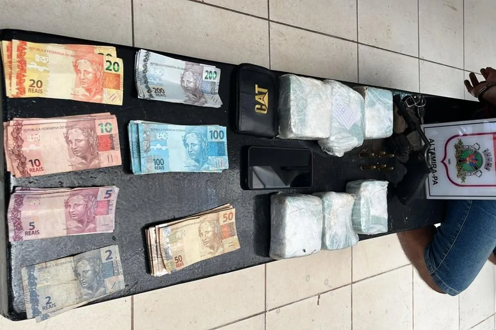Suspeito de tráfico é preso em Altamira com mais de R$ 5 mil reais em dinheiro