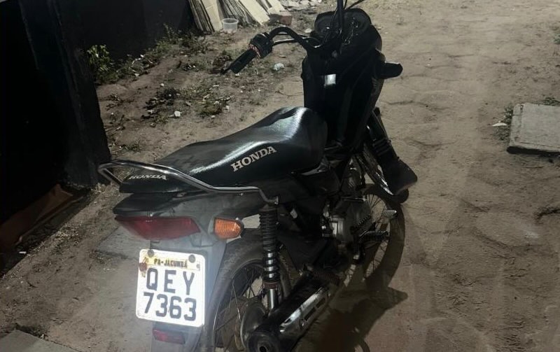 Polícia Militar persegue criminosos e recupera moto roubada no Pará