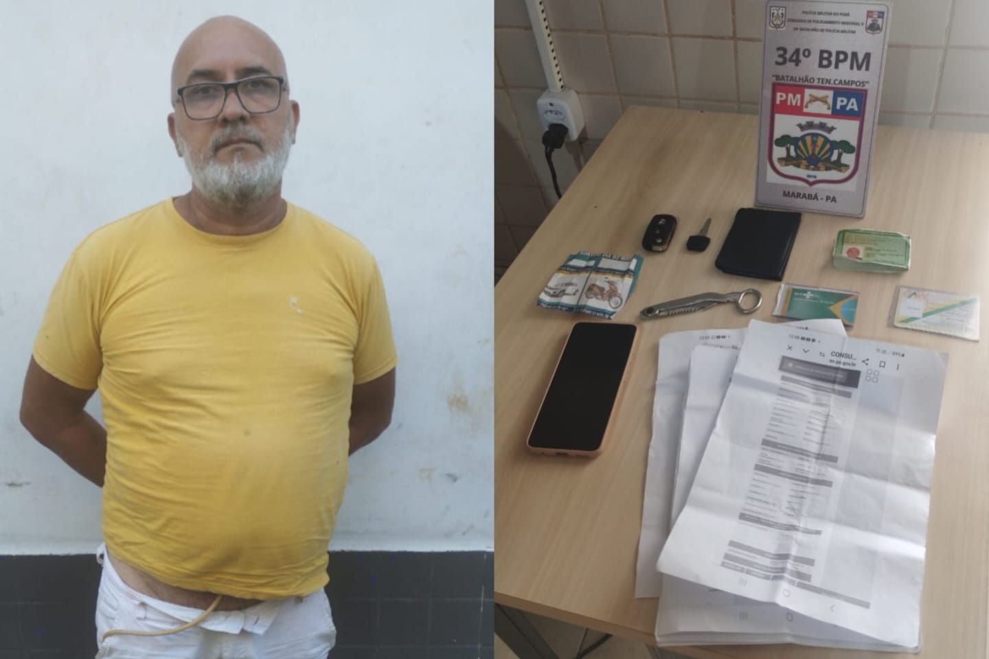 Suspeito de furtar moto é preso em Marabá