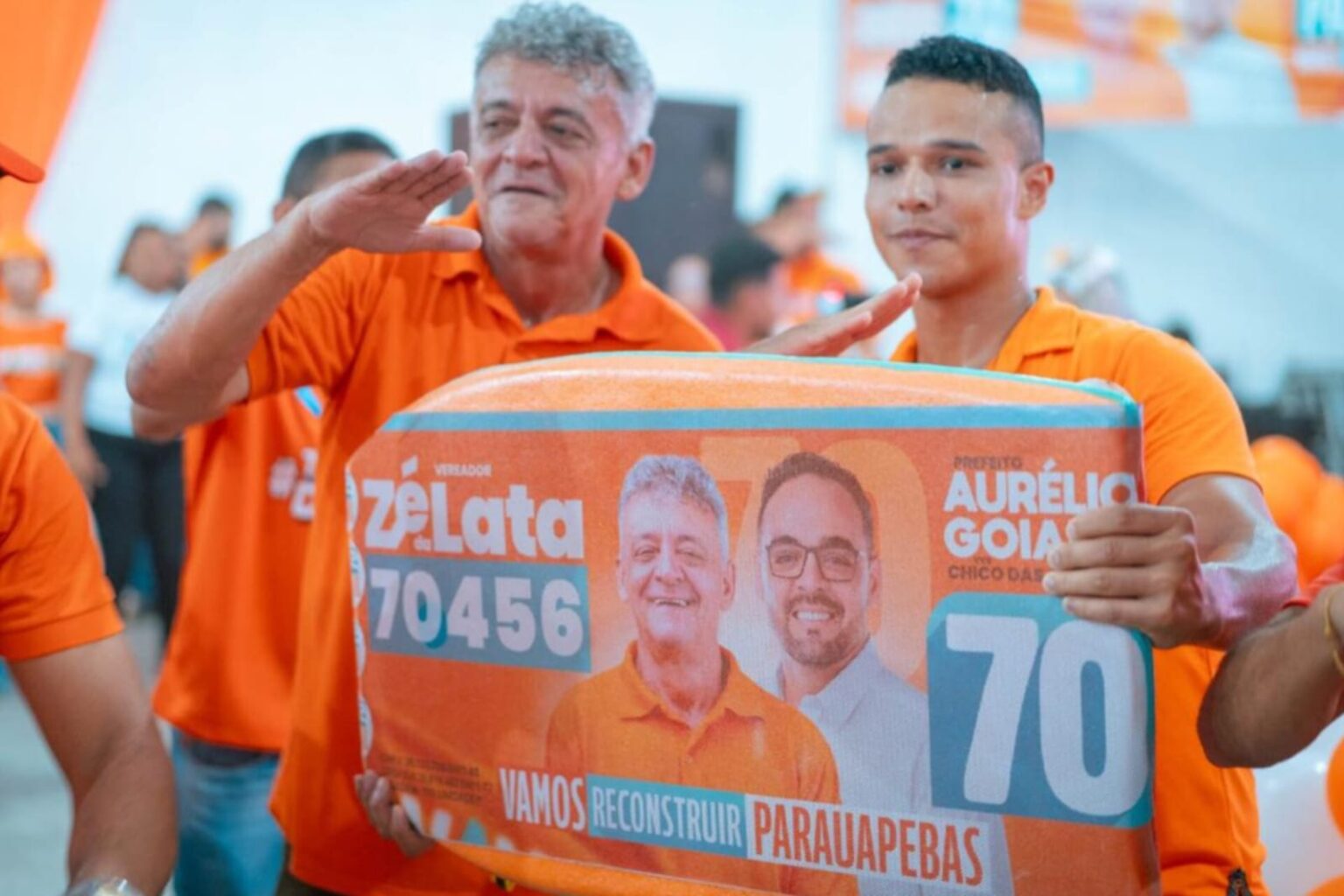 Aurélio Goiano lança candidatura do pai, “Zé da Lata”, a vereador de Parauapebas
