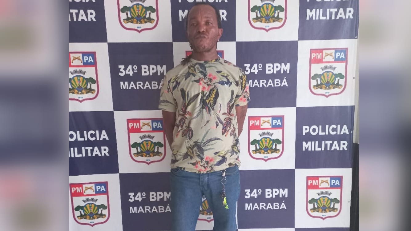 Polícia prende “Jamaica” por porte ilegal de arma de fogo em Marabá