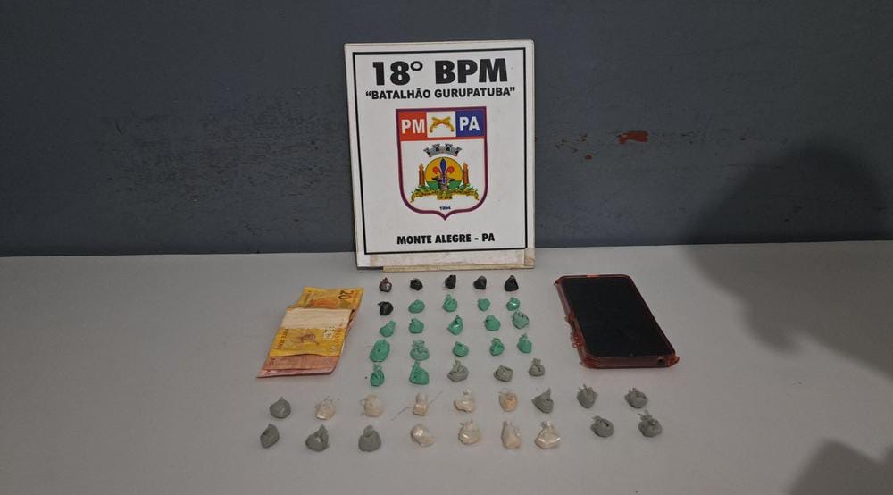 Homem é preso por suspeita de tráfico de drogas e aliciamento de menores no Pará