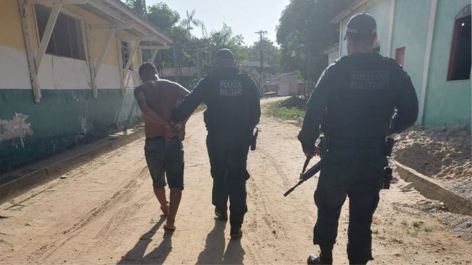 Homem é preso após ameaçar degolar crianças no Pará