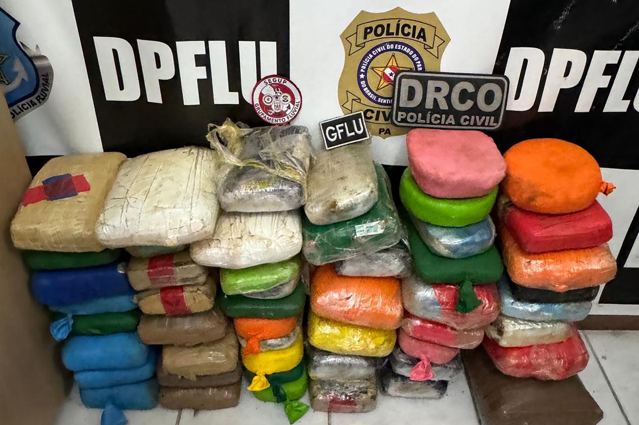 Polícia Civil apreende 50 quilos de drogas em porão de embarcação no Pará