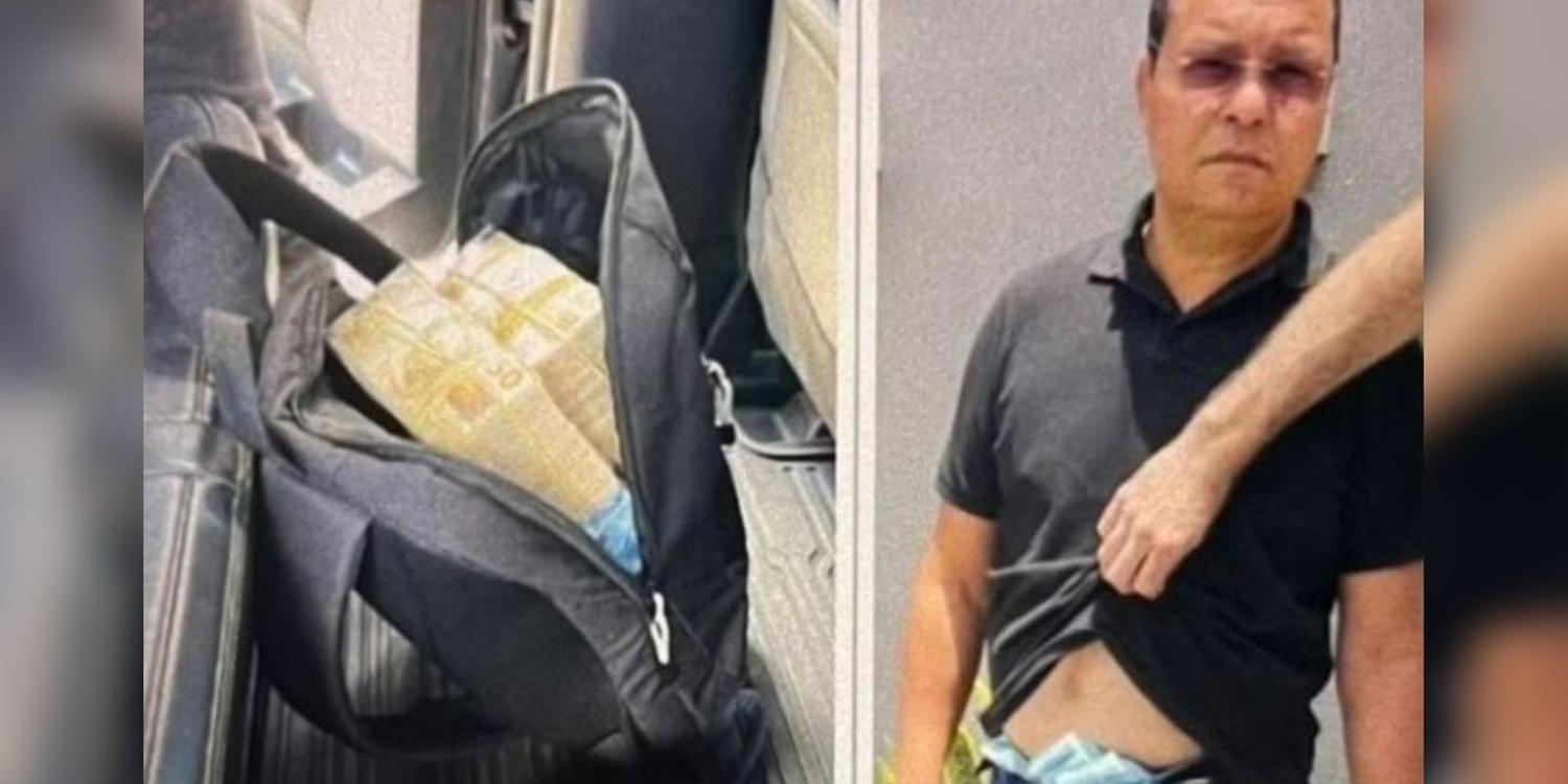 Marido de deputada federal é preso pela PF com parte dos R$ 500 mil apreendidos na cueca