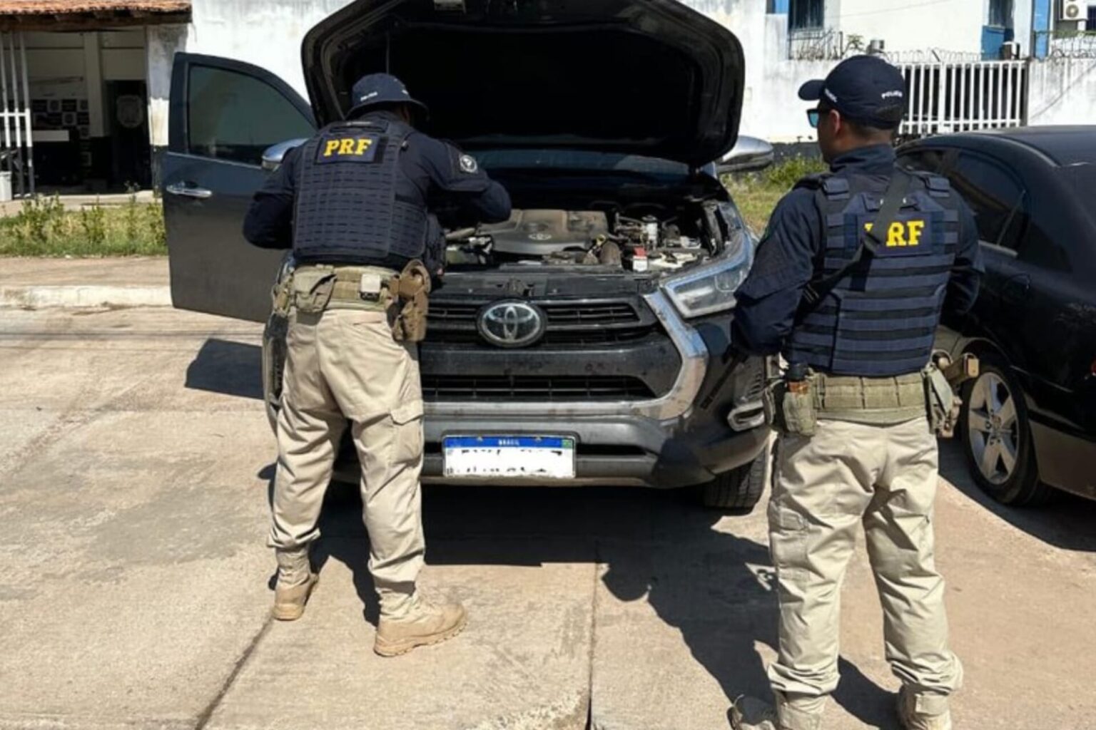 Carro roubado no Ceará é recuperado pela PRF em Marabá