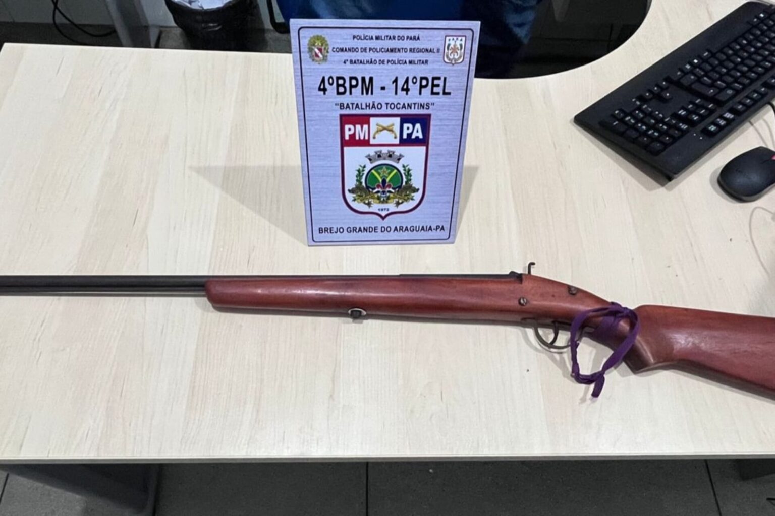 Suspeito de realizar disparos de arma em via pública é preso em Brejo Grande do Araguaia