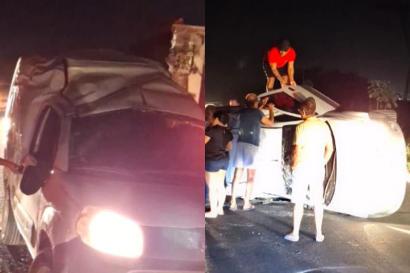 Dois carros se envolvem em acidente entre Marabá e Bom Jesus do Tocantins