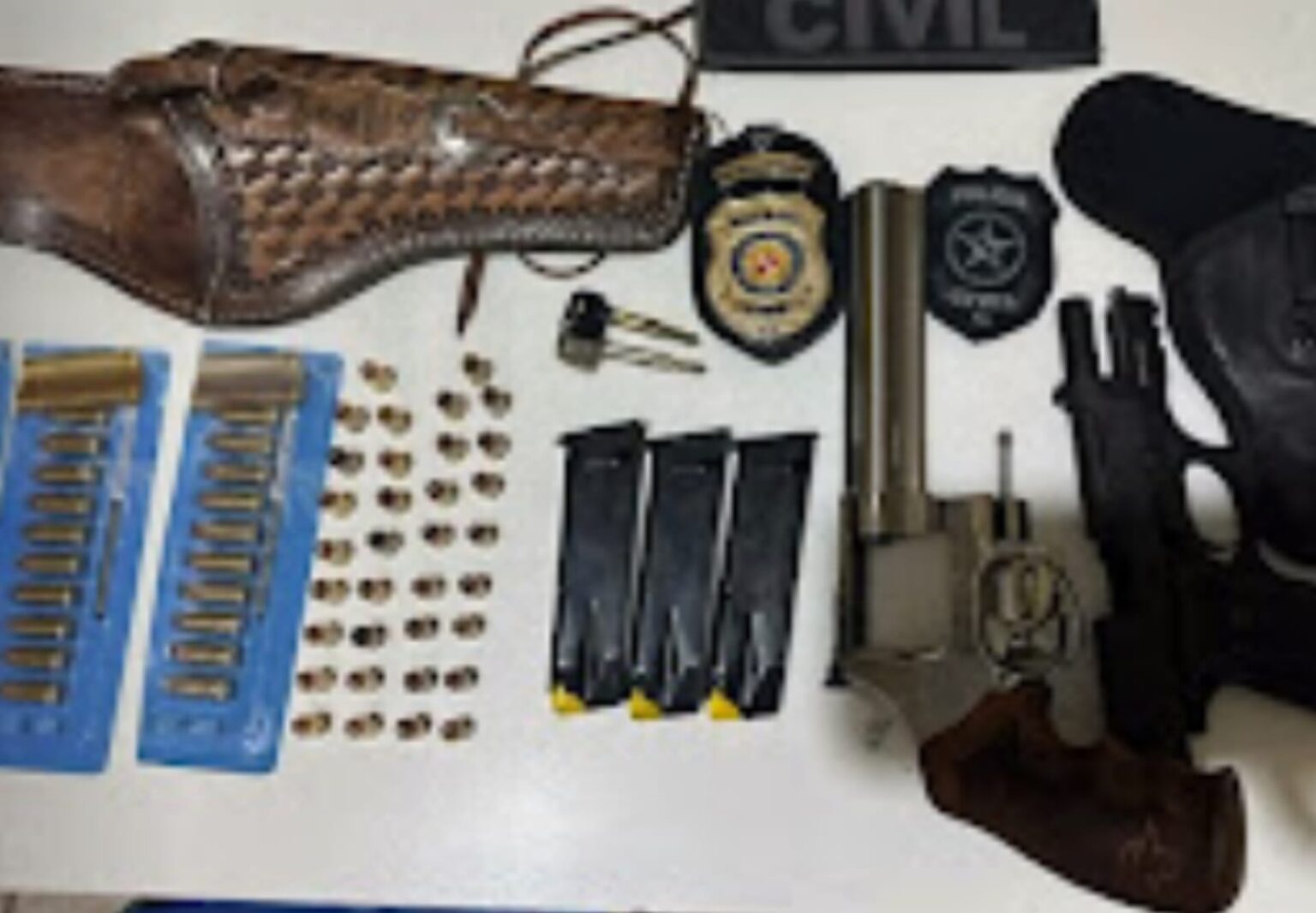 Mulheres são presas após furtar armas de fogo em Redenção